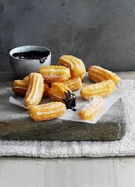 Churros With Hot Chocolate Sauce Recipe Hot Chocolate Sauce Food Churros Recipe