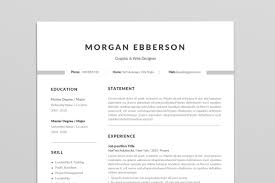 clean resume template mt home arts