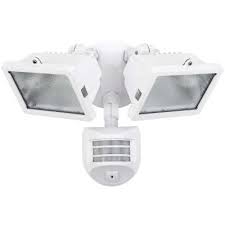Provide instant light to your application with hyperikon's led motion detector flood light. Globe Electric 300 Watt Twin Lamp Halogen Outdoor White Motion Sensing Flood Light Fixture 79127 The Home Depot Outdoor Flood Lights Globe Electric Flood Lights