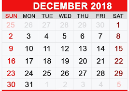English Calendar 2018 December Us Holidays December Printable September Calendar Printable Calendar Template