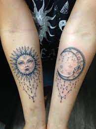 When they are drawn together, they form a perfect circle that talks about the cycle of life, death and rebirth. Sun And Moon Mandala Couple Tattoo Novocom Top