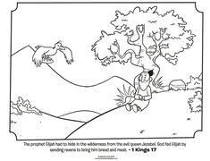 While elijah was in hiding, god sent the ravens to him every morning, and they would bring elijah meat and bread to eat. Elisha Fed By The Ravens
