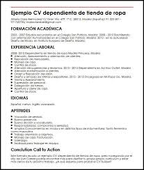Curriculum Vitae Dependienta Modelos De Curriculum Vitae Ejemplos De Curriculum Vitae Curriculum Vitae