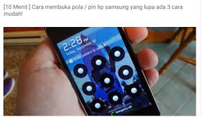Lupa Pin Pola Samsung J1 J2 J5 J6 J7 Begini Cara Mengatasinya Radar Cilacap