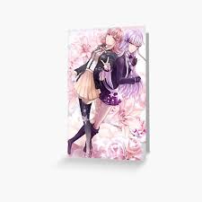Gestalten sie selber karten mit ihrem lieblingsfoto und text! Anime Greeting Cards Redbubble