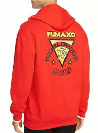 Stick graphics inside the jacket. Puma Xo The Weeknd Long Sleeve Hoodie Worldwide 2018 Sweater Red Men S Xxl Ebay