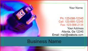 Enter your business name and create a stunning electrician business card tailored just for you. Electrician Business Card Designs Designsnprint