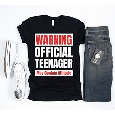 Teenager Birthday Clothes For Girls Thirteen Birthday Official Teenager Shirt Thirteen Year Old Boy 13th Birthday Th Thirteenth Birthday 13th Birthday Boys 13th Birthday Party Ideas For Teens