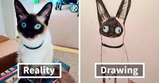 Donors would donate $10 each for a raffle entry, which was entered into a raffle to win custom pet portraits (made by me). Man Who S Never Drawn In His Life Does Crappy Pet Portraits For Charity And Raises Over 13 6k 30 New Pics Bored Panda
