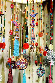 Living With Beads Bohemian Style Decor Bohemian Decor Beaded Curtains