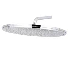 Grohe Rainshower 1 Spray 16 In Rain Showerhead In Starlight Chrome Grohe Rainshower Rain Shower Head Large Shower Heads
