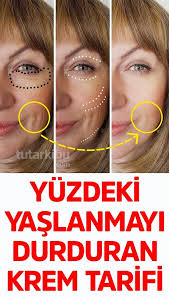 Yuzdeki Yaslanmayi Durduran Krem Tarifi Yaslanma Dogal Cilt Bakimi Dogal Akne Tedavisi