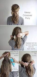 Messy Low Ponytail Diy Hair Styles Long Hair Styles Hair Tutorial