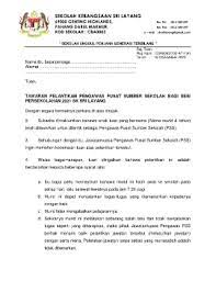 Penerbitan surat keputusan dan pelantikan pengurus mkps/kkps beserta program kerjanya oleh kepala dinas. Surat Tawaran Lantikan Pengawas Pss 2021