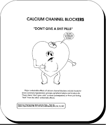 Calcium Channel Blocker Pharmacology Nursing Nurse Nursing School Studying