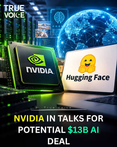 As open-source artificial intelligence gains momentum, Nvidia may be making a sizable acquisition.⁠ ⁠ The Information reported late Wednesday that the company had struck a $12.9 billion deal to acquire Hugging Face,