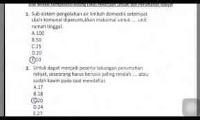 Namun sebelum berlanjut pada isi contoh soal skb cpns pupr 2020, ada baiknya kamu mengenali dahulu kapan tepatnya pelaksanaan skb tersebut seperti yang mamikos sertakan berikut. Kumpulan Soal Cpns Pupr Ilmusosial Id