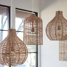 Natural Cane Round Pendant Light Pier 1 Wicker Pendant Light Rattan Light Fixture Beaded Light Fixture