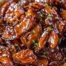Easy Bourbon Chicken Dinner Then Dessert