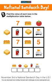 Multiplication Table Worksheets Free Printable Math Puzzles Mashup Math Maths Puzzles Math Worksheets Math Challenge