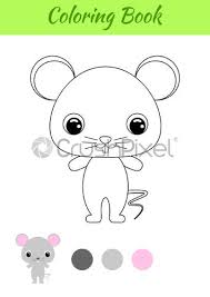 Download and print these kangaroo coloring pages for free. Coloring Book Little Baby Mouse Coloring Page For Kids Educational Stock Vector Crushpixel