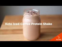Combine chilled coffee, avocado, almond milk, a scoop of perfect keto unflavored keto collagen, cocoa powder, ½ cup ice cubes and erythritol (if using) and blend until smooth. Keto Iced Coffee Protein Shake Youtube