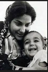 Nargis Dutt With Sanjay Dutt Vintage Bollywood Actors Actresses Actors