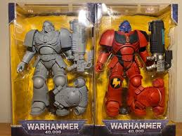 How tall is a space marine? Review Of Mcfarlane Toys Warhammer 40 000 Blood Angel Primaris Space Marine Hellblaster 7 Action Figure Hobbylark