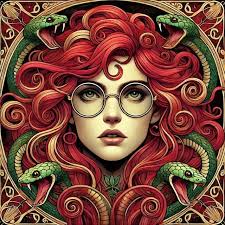 Lateinbuch ca 1980: Marcus et Cornelia in horto ambulant... Und dann war  glaube ich irgendwas mit Marcus sieht eine Schlange oder so...