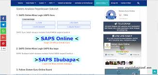 Anda kini boleh menyemak keputusan peperiksaan (peperiksaan pertengahan tahun, peperiksaan akhir tahun) dan ujian. Login Saps Sistem Analisis Peperiksaan Sekolah Di Sgo Sistem Guru Online Sayidahnapisahdotcom