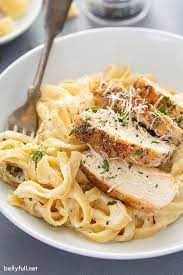Stir in heavy cream and parmesan until combined. Chicken Alfredo Recipe Easy And Amazing Belly Full