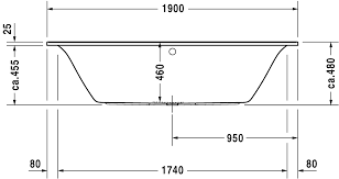 Badewannen aus tiefgezogenem stahlblech, emailliert. Darling New Badewanne 700245 Duravit