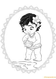 All the sights, sounds, and smells delight the. Princess Moana Little Baby Coloring Pages Cartoons Coloring Pages Coloring Pages For Kids And Adults