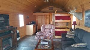 Hunting cabins have become more and more popular over the years. Deer Hunting Cabin Interior