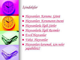 Hayvanlari Koruma Gunu Ppt Video Online Indir