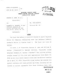 How long does it last? Judge Moriarty S Temporary Restraining Order Stltoday Com