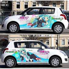 The most popular type of outdoor vinyl is oracal 651 (or 651 vinyl in crafter's shorthand). Hatsune Miku Car Window Sticker Decal Vinyl Anime Cartoon Cosplay Colorful E Parts Accessories Automotive