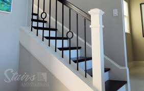 Stair baluster elegant carved unpainted wood spindles banister staircase railing. Staircase Metal Balusters