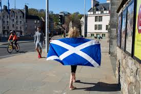 The design of the saltire is quite simple as a matter of fact. Scottish Independence U K S Future May Be In Hands Of Rebel Youth Bloomberg