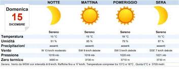 Per la giornata di oggi il livello di allerta è di colore giallo (attenzione ) con precipitazioni da isolate a sparse. Meteo Palermo Oggi Domenica 15 Dicembre Bel Tempo Meteoweek