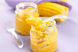 2 cangkir biji jagung, 1 buah apel, dan 1 ubi jalar. Resep Mpasi Jakewo Jagung Kentang Wortel Puree 9 Bulan Keatas