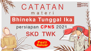 Karya sastra ini mempunyai beberapa bait dengan toleransi beragama pada waktu itu. Diprediksikan Soal Twk Hots Bhineka Tunggal Ika Pilar Negara Jawaban Pebahasan Youtube