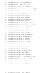 Senarai lagu melayu asli koleksi lagu lagu melayu asli seleksi karaoke film 2002 worldcat org Senarai Vcd Karaoke Melayu Index A Z