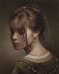 Portrait of a girl iii by polish artist