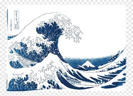 Thirty Six Views Of Mount Fuji The Great Wave Off Kanagawa Edo Ukiyo E Painting Blue Painting Png Pngegg