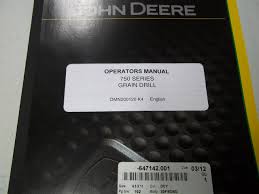 John Deere 750 Series Grain Drill Omn200120 K4 Operators