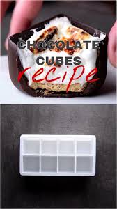 Chocolate Cubes Style Estate Video Desserts Fun Desserts Dessert Recipes