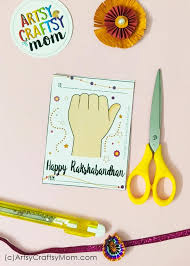 Make rakhi card your self at home for your brother. Clb Dun0wuuu M