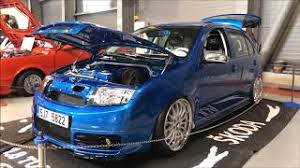 Skoda felicia combi 1.9 d 47kw. Fabia Tuning Blue Smoula Youtube