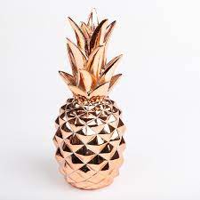 Grand Ananas Deco Cuivre Room Decor Bedroom Rose Gold Rose Gold Rooms Gold Room Decor